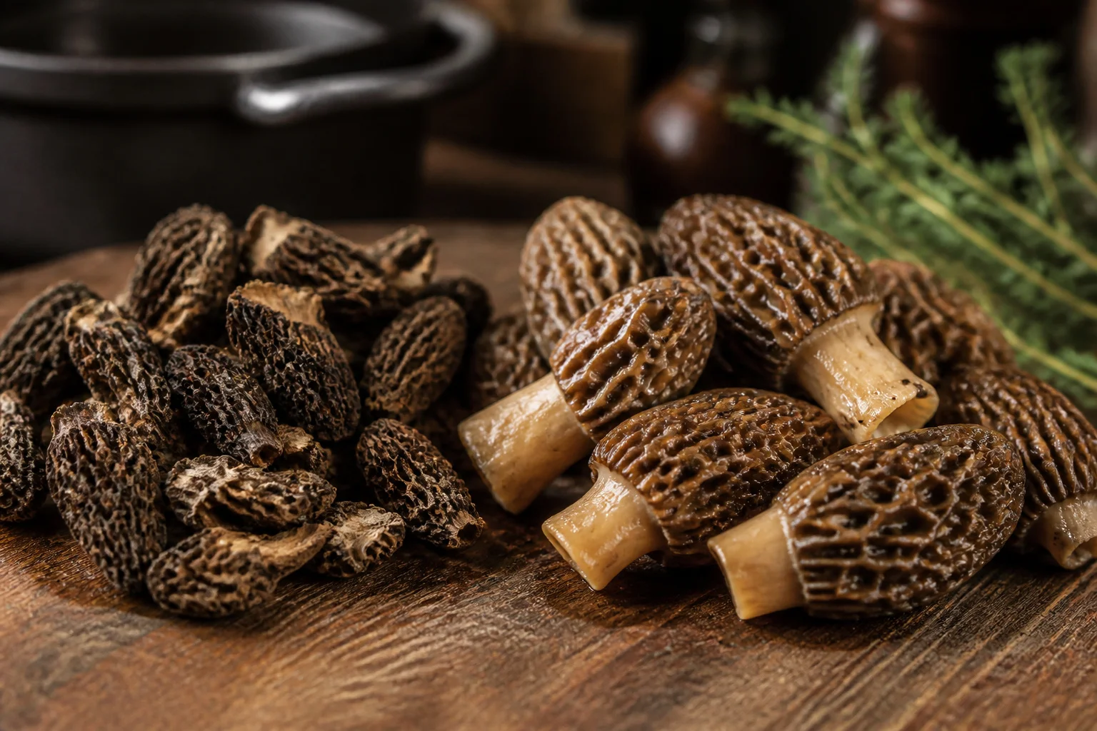 Morilles sechees ou surgelees un choix gourmand