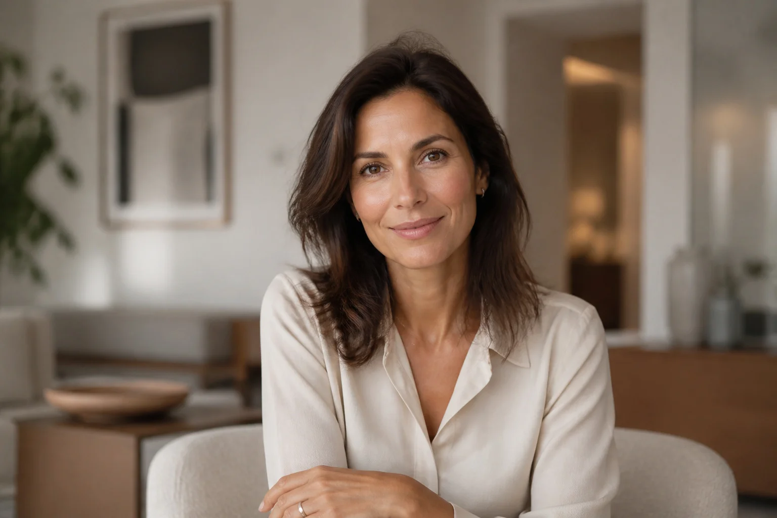 Portrait delegance sereine