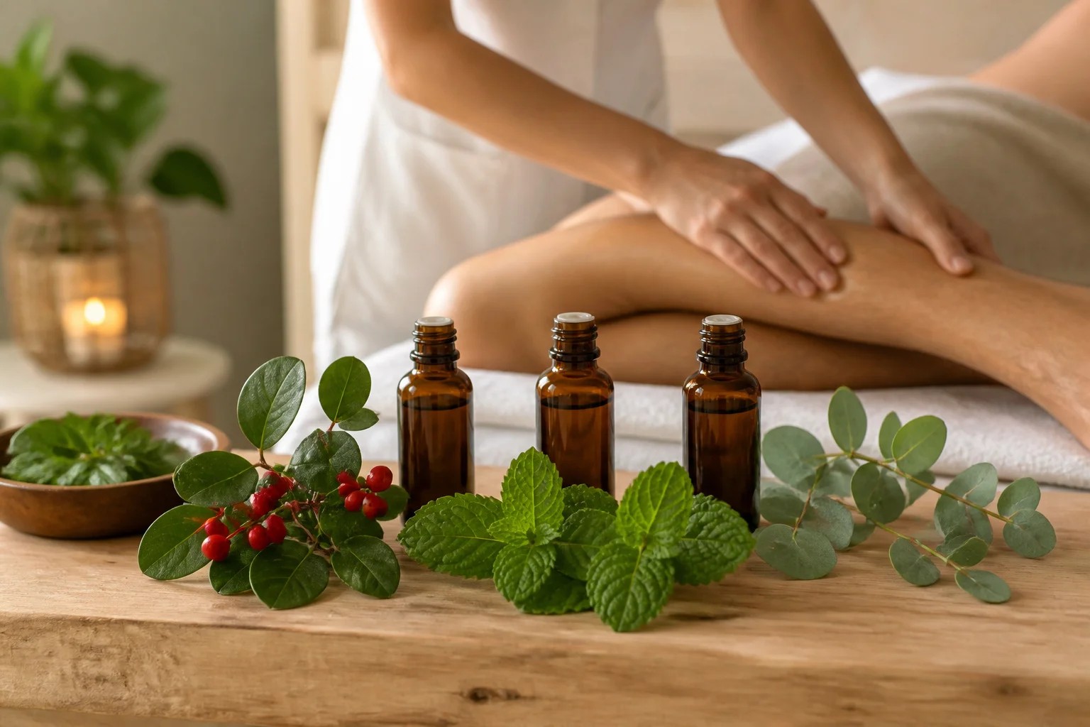 Huiles essentielles pour soulager les douleurs musculaires