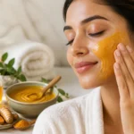 Soin naturel au curcuma et miel