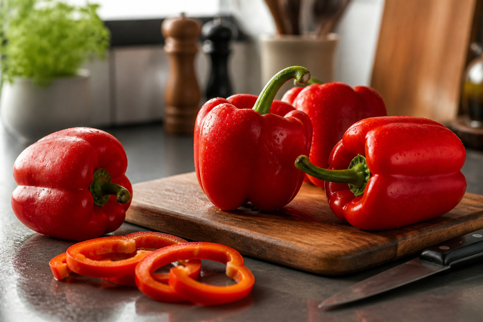 Le poivron rouge, une source d'antioxydants ciblés
