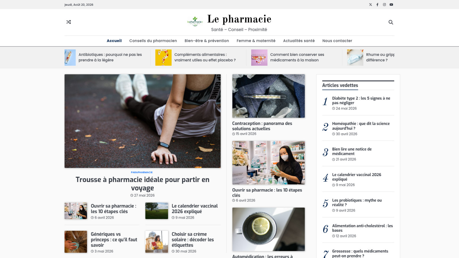 Protocole à suivre après la prise et suivi médical