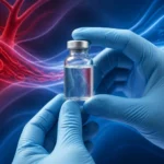 Flacon medical et circulation sanguine