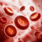 Globules rouges lumineux