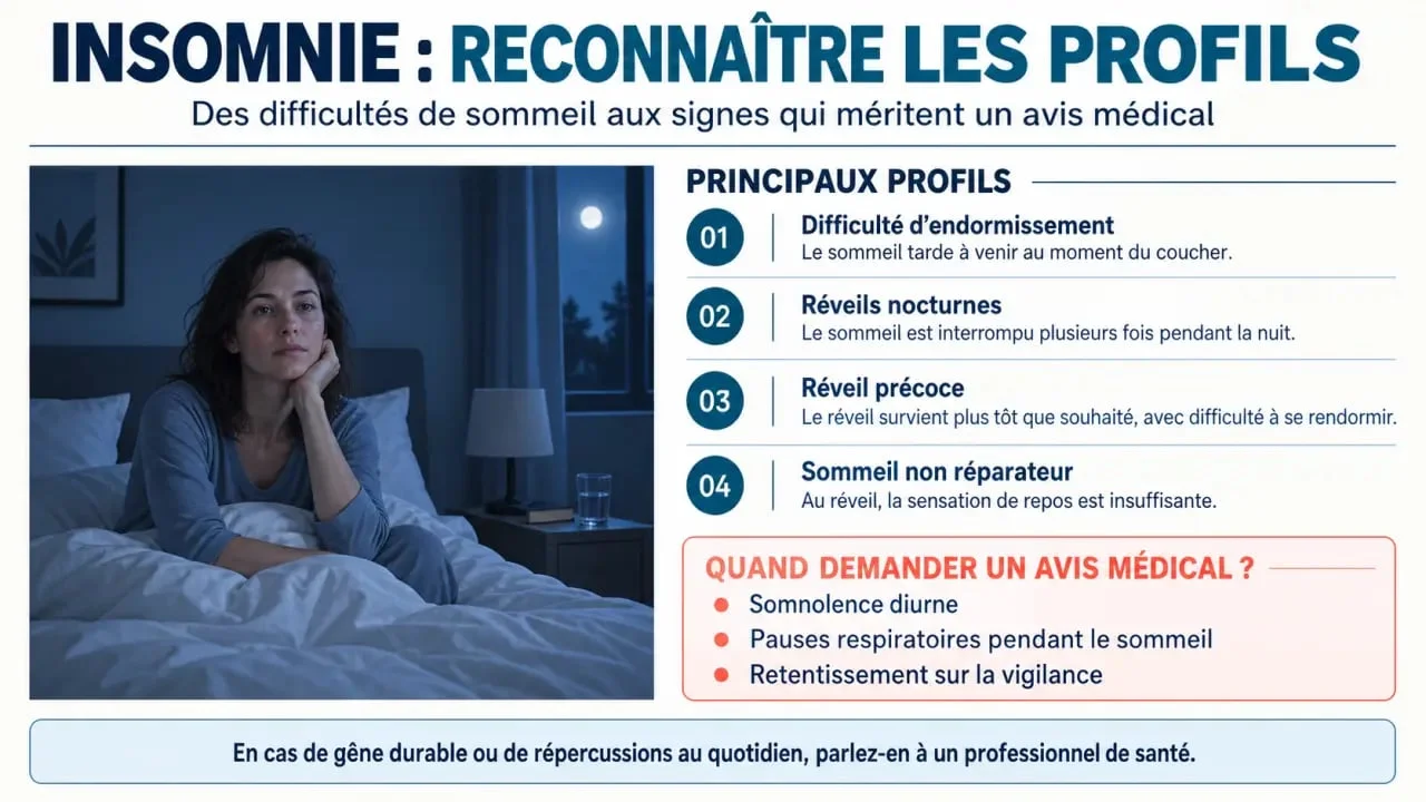 Faire une insomnie : les différents troubles du sommeil et les signes qui doivent alerter